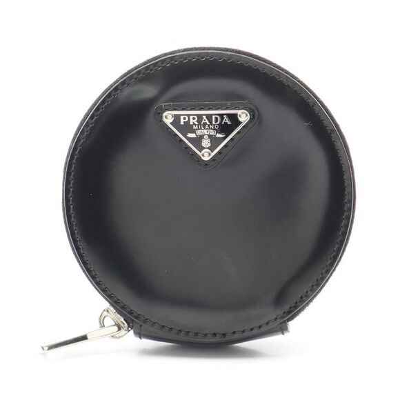 Prada Round Mini Pouch Leather Pouch - Picture 1 of 6